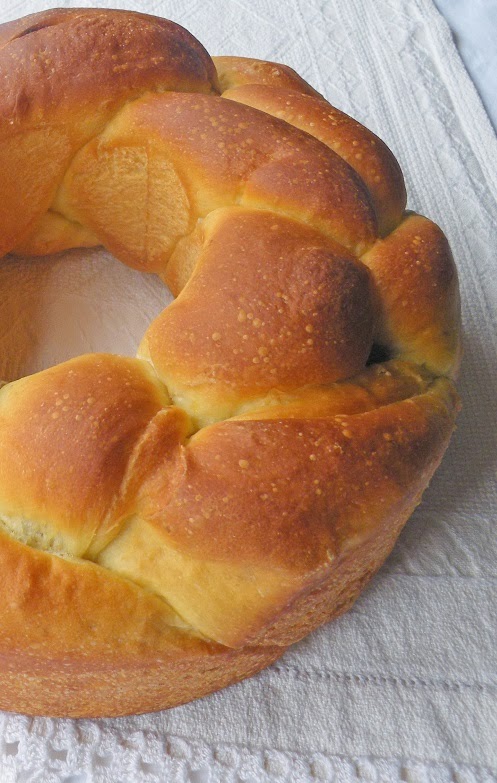 corona di pan brioche senza burro