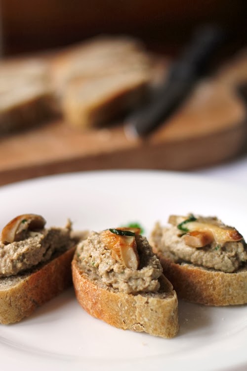 paté ai funghi paté di lenticchie ai funghi