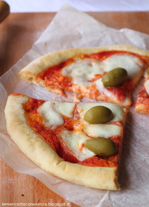 pizza soffice alle olive