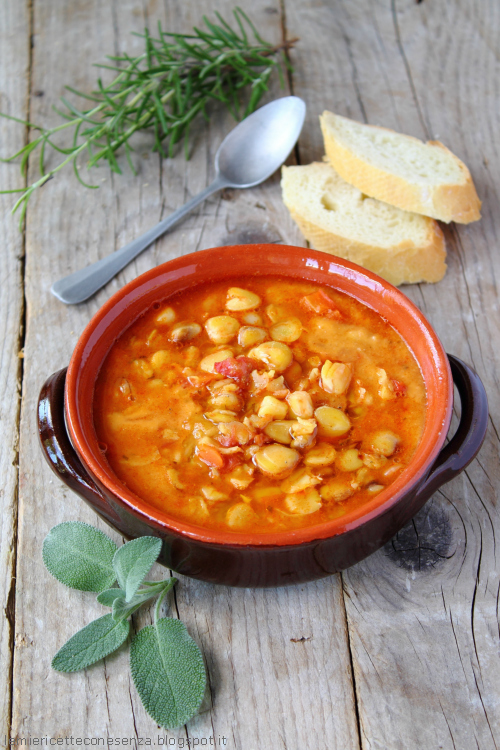 minestra cicerchie cicerchia ricetta