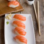 Nigiri sushi al salmone homemade