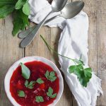 “Zuppa detox di barbabietole rosse con funghi e cavolo” per il numero O di iFoodStyle