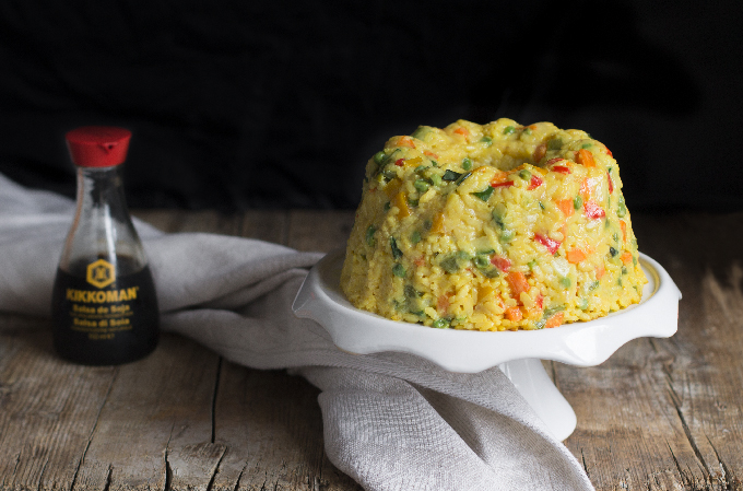 sformato di riso alla soia