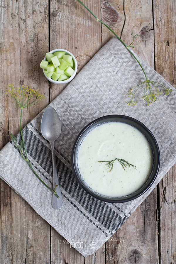 crema fredda di cetrioli