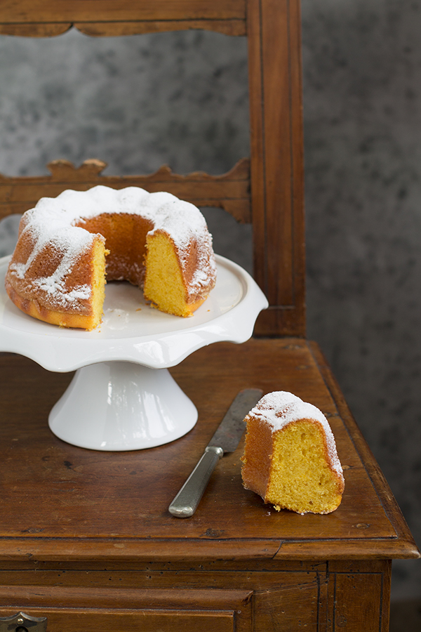 torta soffice alla zucca leggermente speziata