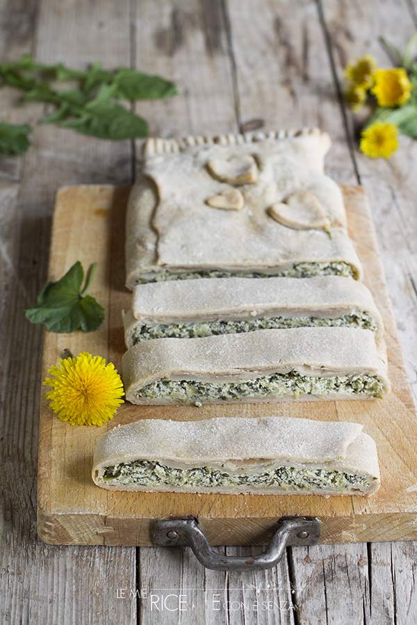 strudel salato con pasta matta