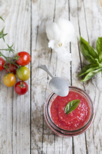 Salsa di pomodorini crudi