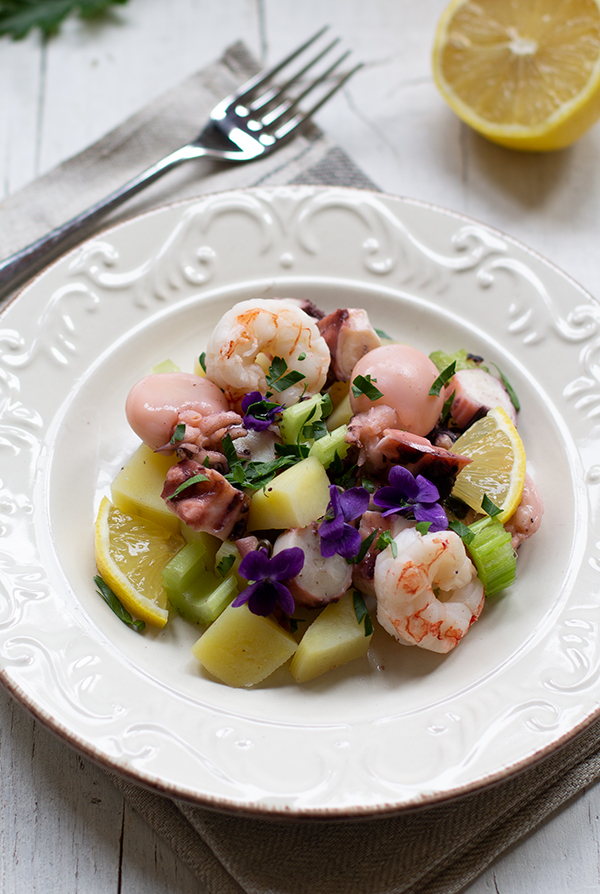 insalata con coriandolo